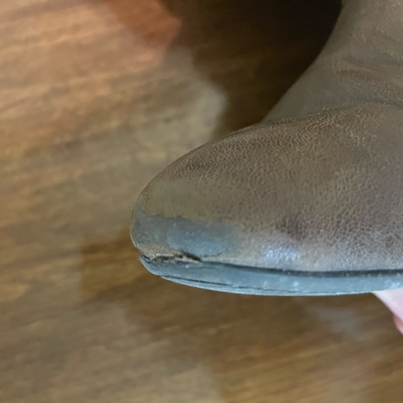 Girls heeled leather boots. - Picture 4 of 4